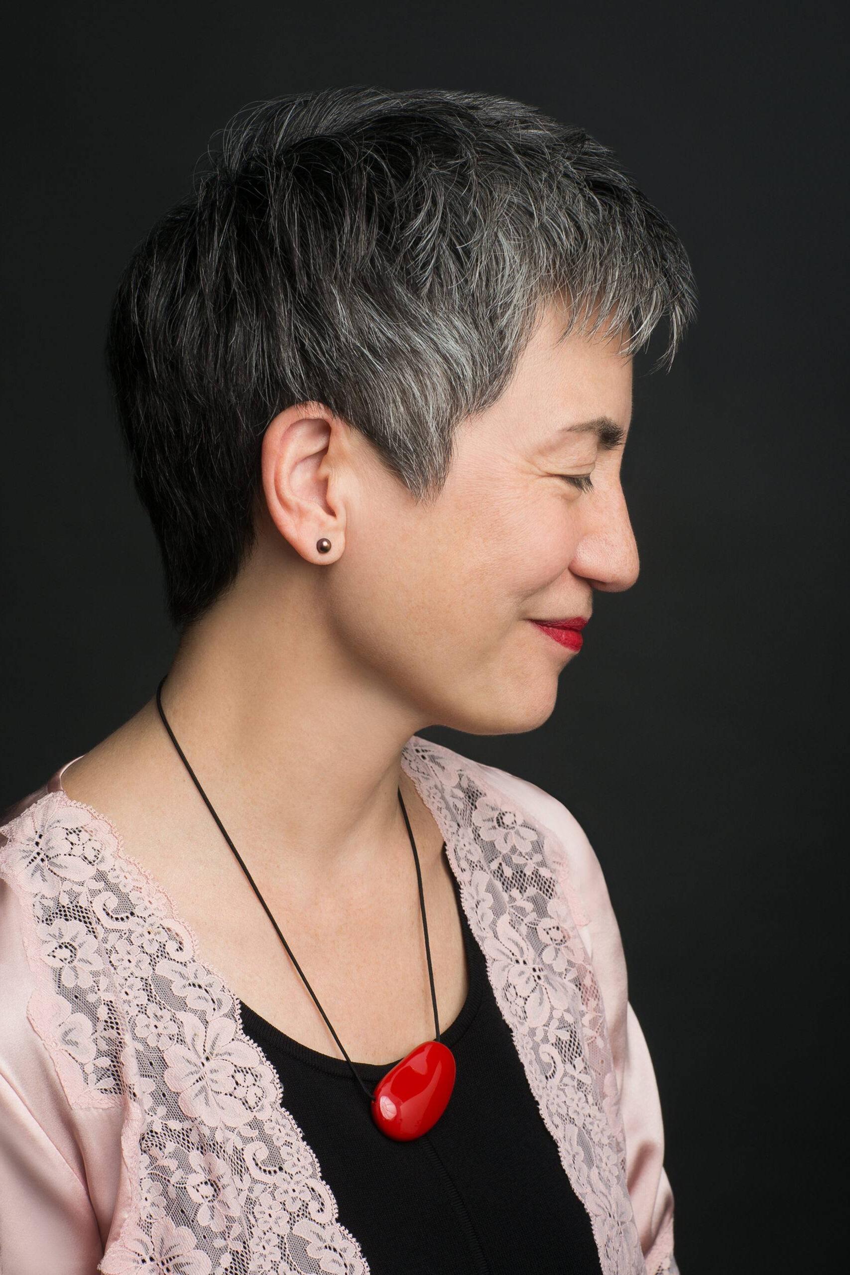 headshot of Kimiko Hahn